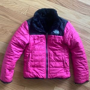 Girls XS (size 6) Northface Reversible Coat